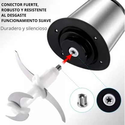 Multiprocesador eléctrico de 2L para carne y alimentos - ACERO INOXIDABLE 35%OFF