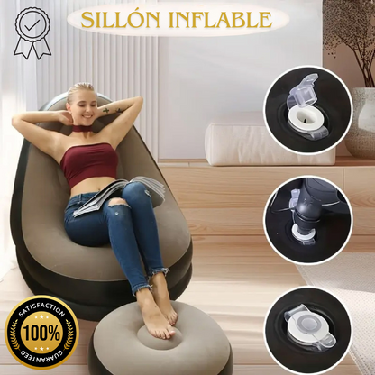 30% Off SOLO HOY - Compra SILLÓN INFLABLE PORTATIL