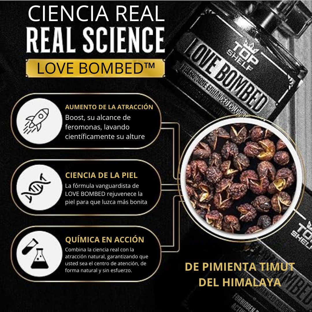 SOLO HOY 40% OFF - Feromona LOVE BOMBED™ - El único con una duración de hasta 12 horas